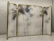 Artistic Glass Partition
