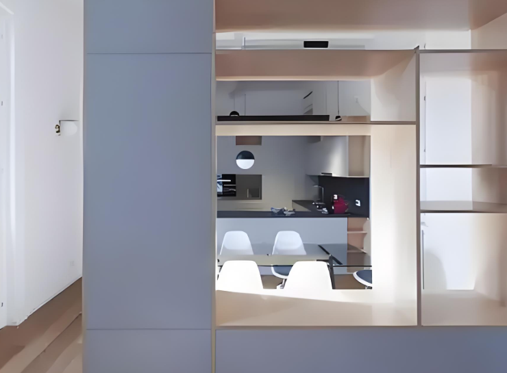 ストレージパーティション壁