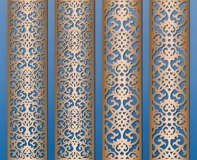 Openwork Carved Partition