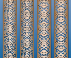 Openwork Carved Partition