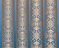 Openwork Carved Partition