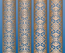 Openwork Carved Partition