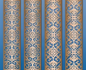 Openwork Carved Partition