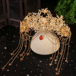 Iridescent Feather Crown