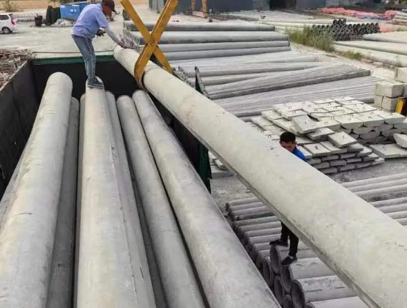 12m High-Bending-Moment Steel Fiber Concrete Utility Pole