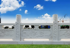 White Jade Marble Palace-Style Railing