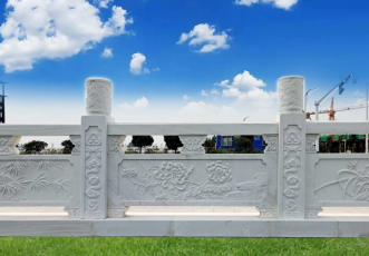 White Jade Marble Palace-Style Railing