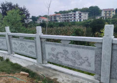Sesame White Hollowed Carved Railing