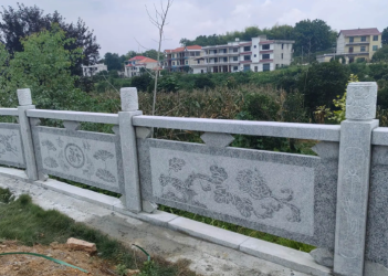 Sesame White Hollowed Carved Railing