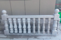 Exquisitely Carved Marble Balcony Railing