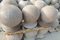 Feng Shui Ball Stone Railing