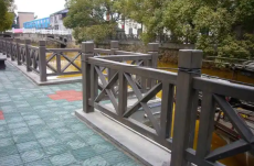 Stone-Wood Composite Railing