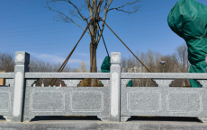 Stone Screen-Style Railing