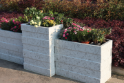Movable Planter Stone Railing