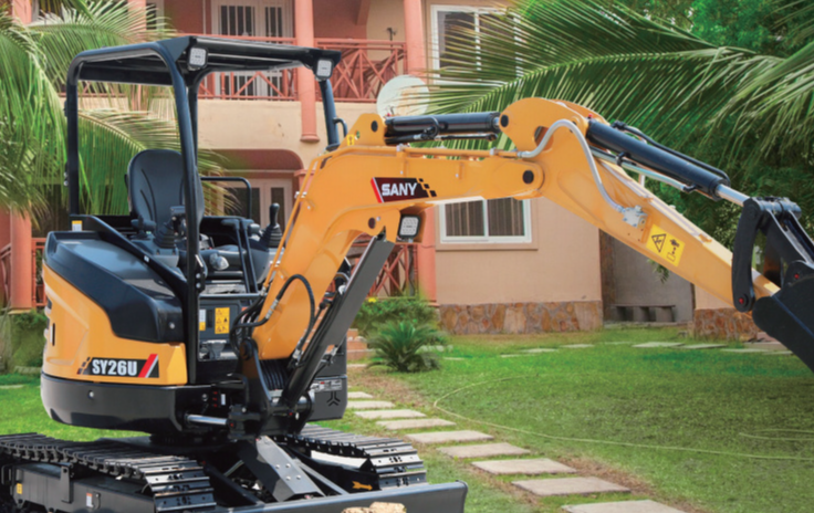 SANY SY26U Micro Crawler Excavator