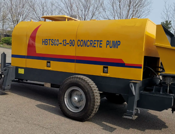 Trailer-Mounted Concrete Pump