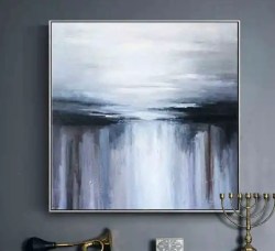 Abstract Oil Art on Canvas