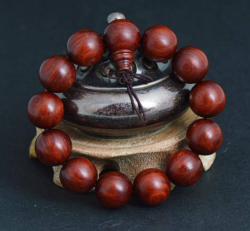 Bohemian Red Sandalwood Layered Bracelet