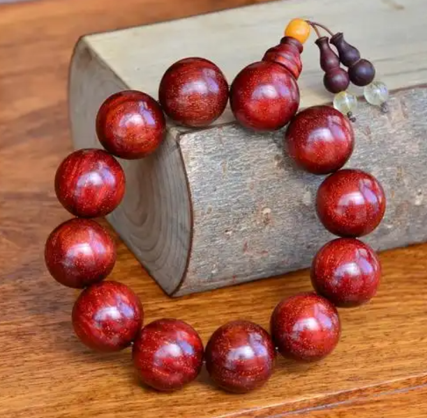 Minimalist Red Sandalwood Slim Bracelet