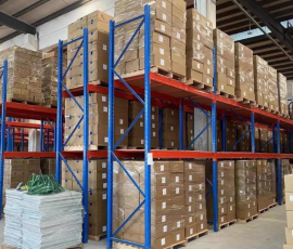 Heavy-Duty Metal Shelving Unit