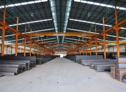 Gable Roof Light Steel Frame Warehouse