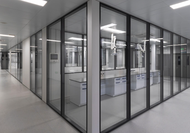 Fire-Resistant Glass Partition