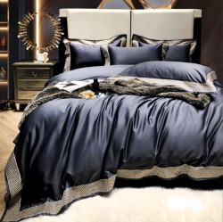 Luxury Silk Blend 4-Piece Bedding with Duvet <span>Cover</span>