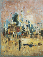 Bảng sơn dầu hiện đại