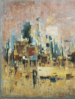 แผงภาพวาดสีน้ำมันที่ทันสมัย