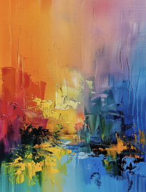 Bộ sưu tập Tranh sơn dầu trừu tượng