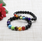 Lava Stone Essential Oil Diffuser Bracelet