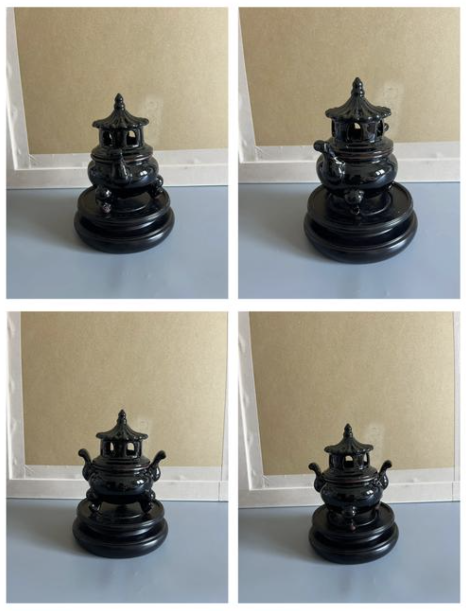 Handmade Ceramic Incense Burner with Stand
