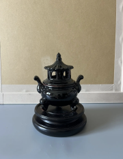 Handmade Ceramic Incense Burner with Stand