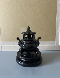 Handmade Ceramic Incense Burner with Stand