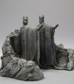 Vintage Bronze Bookend Sculpture