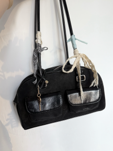 Fourre-tout de luxe en cuir végétalien