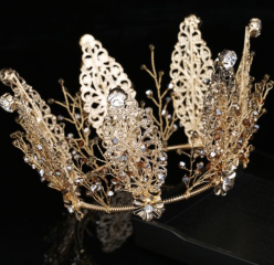 Vintage Crystal Hair Crown