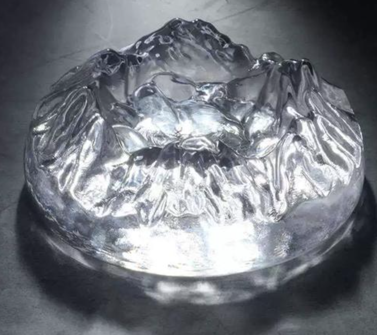 Modern Glass Ashtray