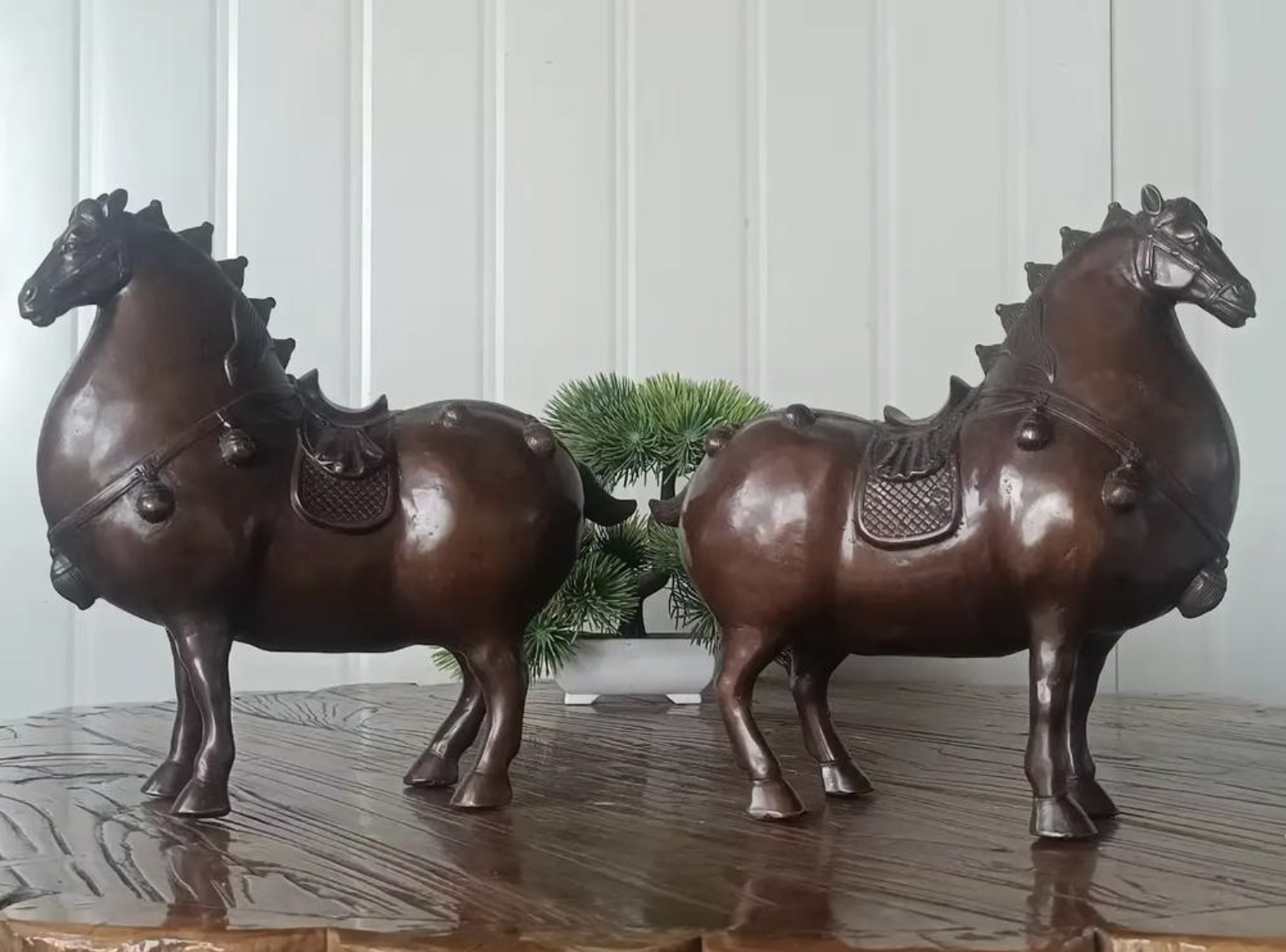 Bronze Horse Sculpture - Rearing Pose