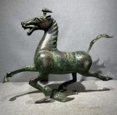 Bronze Horse Sculpture - Standing Pose