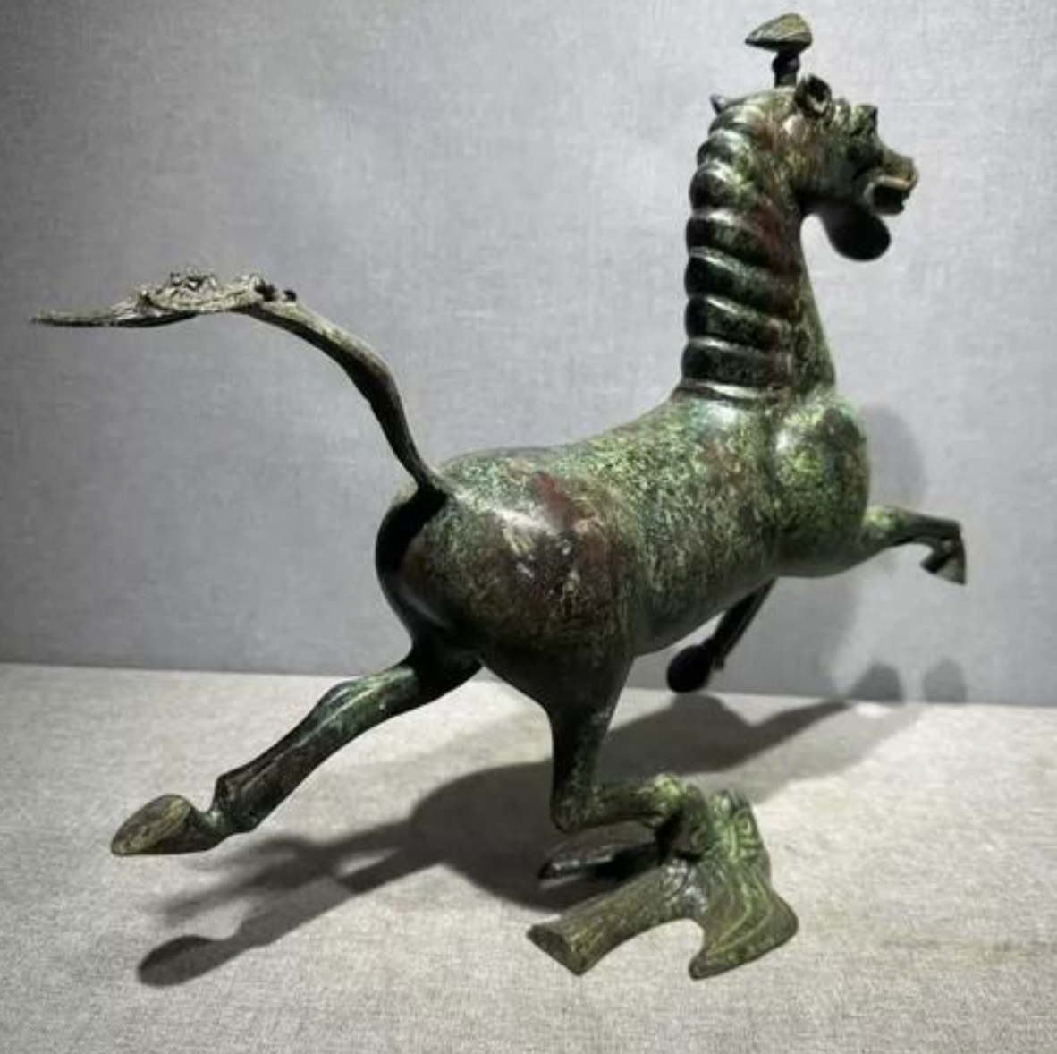 Bronze Horse Sculpture - Standing Pose