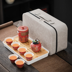 Travel Tea Set with Case