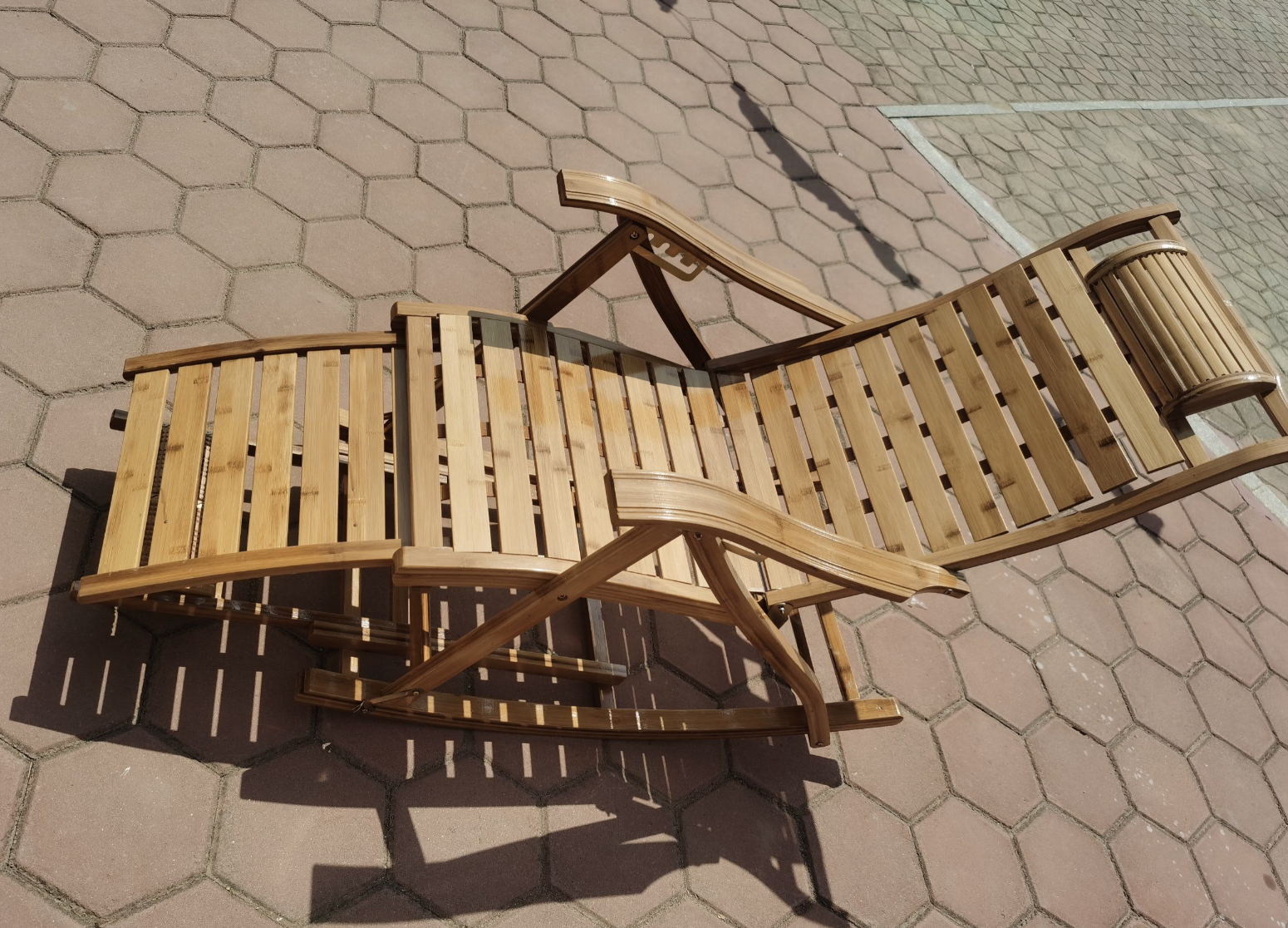 Heavy-Duty Rocking Camp Chair