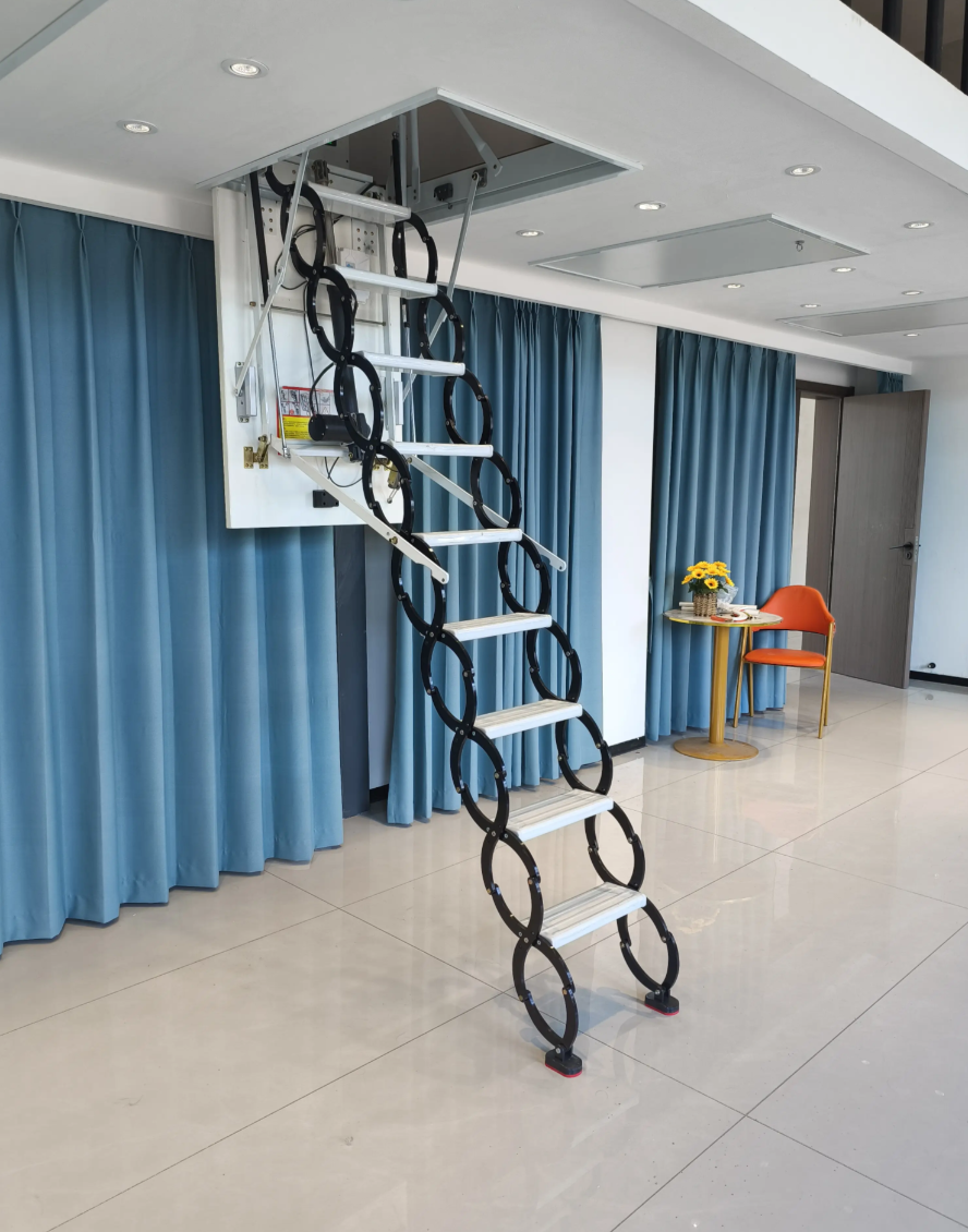 Compact Attic Folding Staircase
