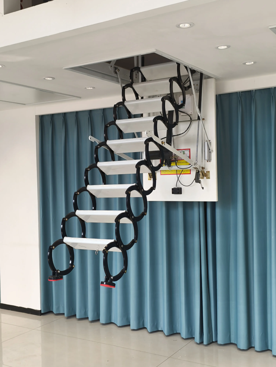 Compact Attic Folding Staircase