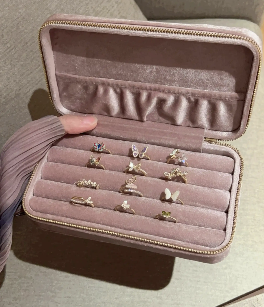 Luxury Velvet Jewelry Box