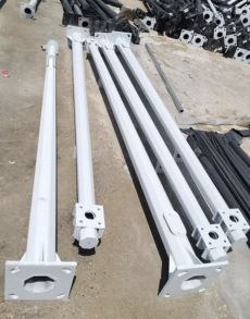 Pôle octogonal décoratif d'éclairage de paysage de 8m