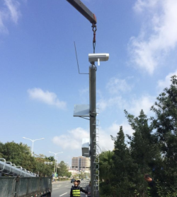 10m Outdoor Advertising Display Octagonal Pole