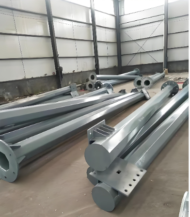 ヘビーデューティ高張力鋼八角形送電柱