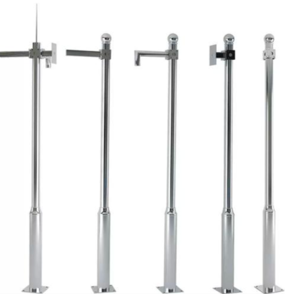 Corrosion-Resistant Stainless Steel Octagonal Surveillance Pole